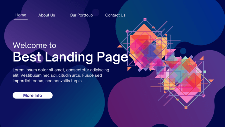 Services 7 landing page demo